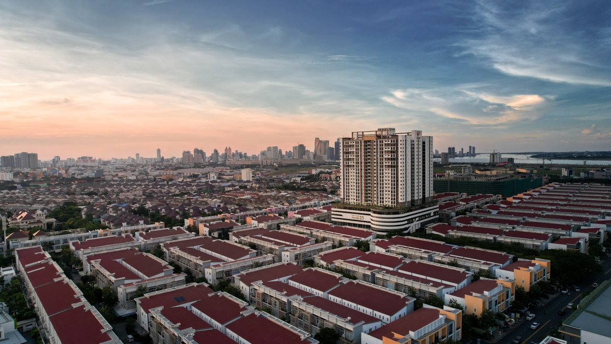 Borey Peng Huoth aerial view day