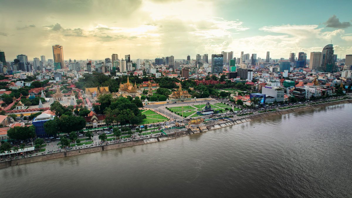 Royal Palace Area Phnom Penh